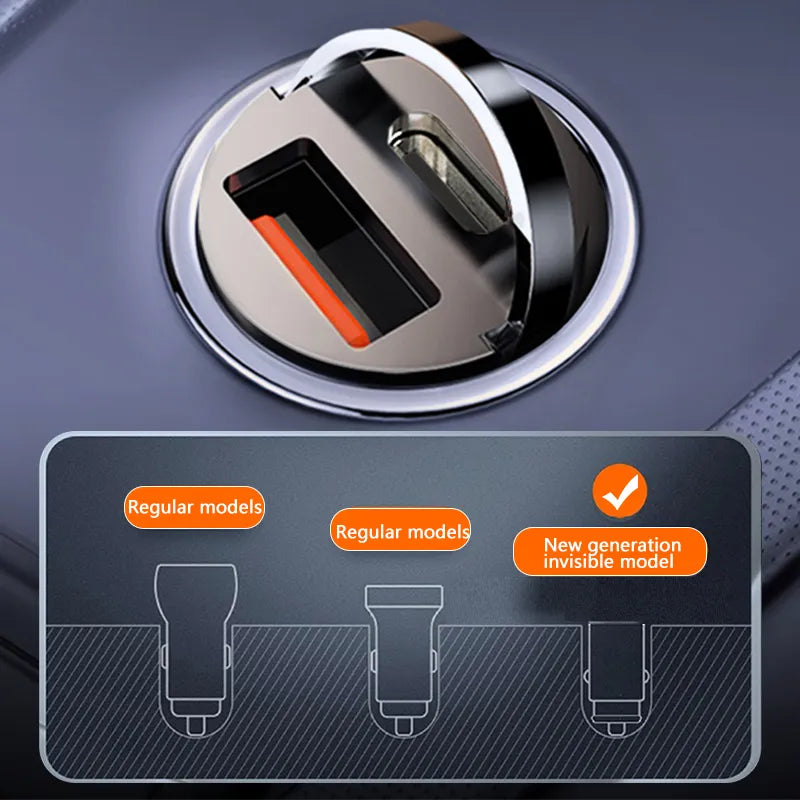 Dual Port Car Charger 100W